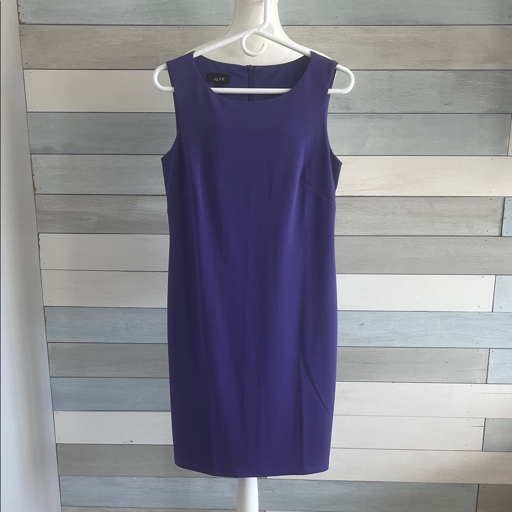 Alyx Purple Sleeveless Mini Dress